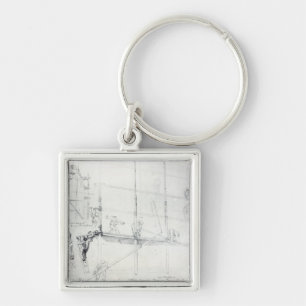 Putting up Scaffolding outside Craig's House Key Ring