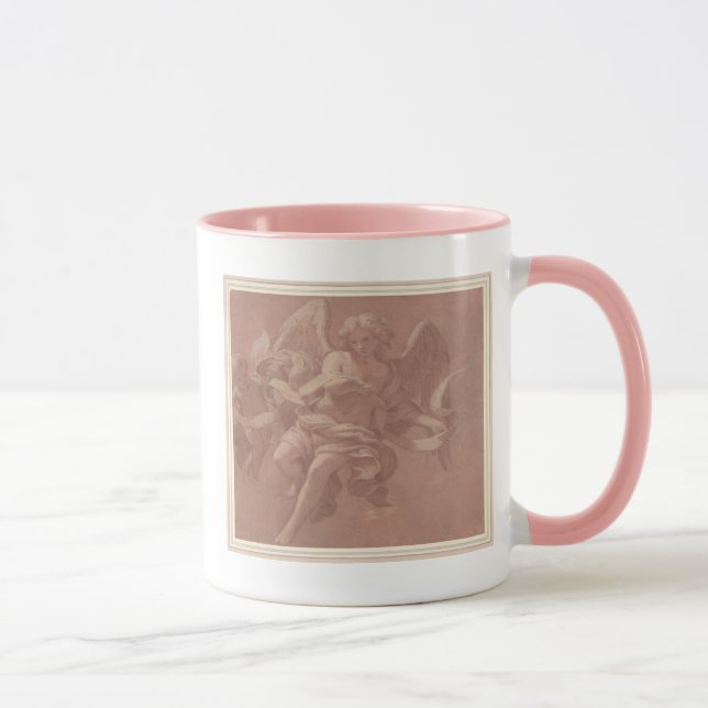 Putto and Angel Holding a Banderole Mug (Right)