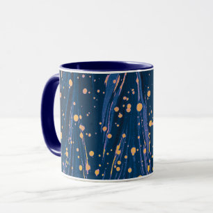 Putto In Blue Sky Pours a Cascade of White Flower  Mug