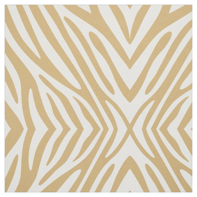 Putty Neutral Zebra Fabric (Swatch)