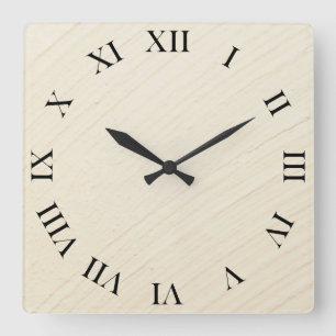 Putzhintergrund Square Wall Clock