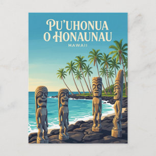 Pu'uhonua o Honaunau National Historical Park Postcard