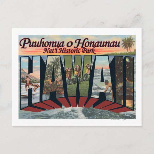 Puuhonua o Honaunau Park, Hawaii Postcard (Front)