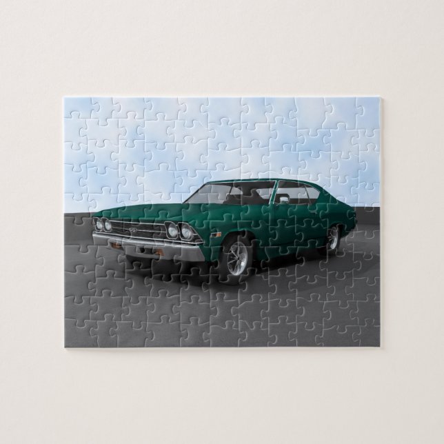 Puzzle: 1969 Chevelle SS: Green Finish Jigsaw Puzzle (Horizontal)