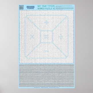 PUZZLE #1: Maths Equations - Standard Poster