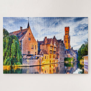 Puzzle, 20" x 30", 1014 pieces Bruges Jigsaw Puzzle