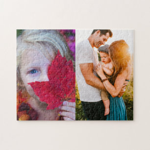 Puzzle 2 Photo Edge Print Personalised