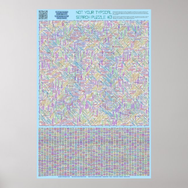 PUZZLE #3: Pi Day - Chaotic Solved Poster (Front)