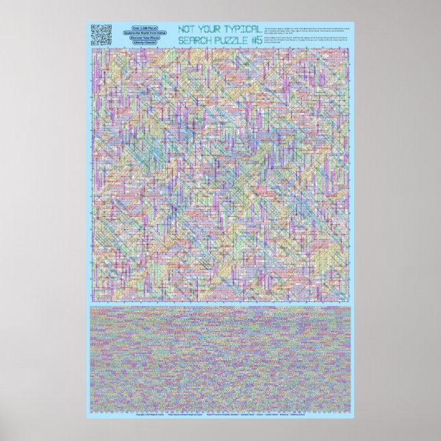 PUZZLE #5: Countries - Chaotic Solved Poster (Front)