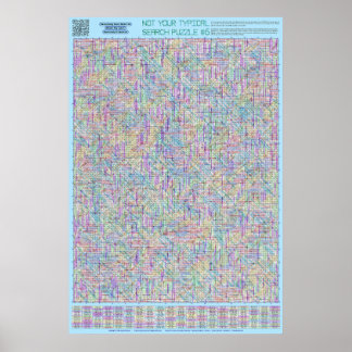 PUZZLE #6: Animal Groups - Diabolical Solved Poster