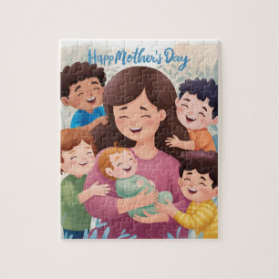 Puzzle, 8" x 10", 110 pieces MOTHER'S DAY  Jigsaw Puzzle