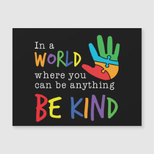 Puzzle A World Where You Can Be Anything Be Kind