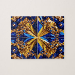 Puzzle abstract modern Design Sweden Colours