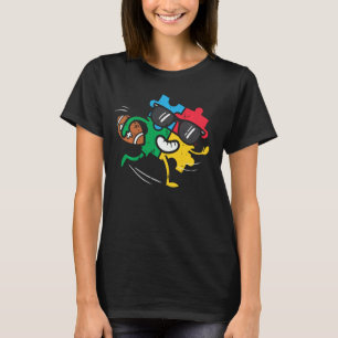 Puzzle American Football Autism Awareness Toddler T-Shirt