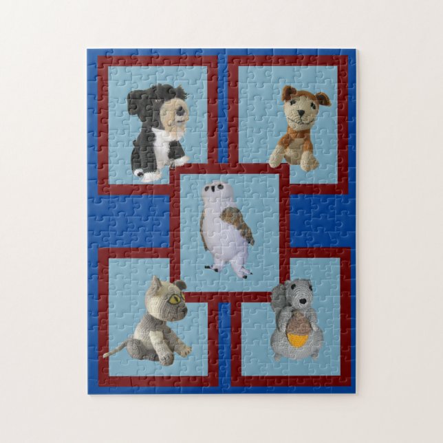 Puzzle - Animal Dolls (Vertical)