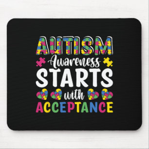 Puzzle Autism Awareness Accept Understand Love Dis Mouse Pad