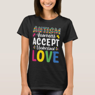 Puzzle Autism Awareness Accept Understand Love Dis T-Shirt