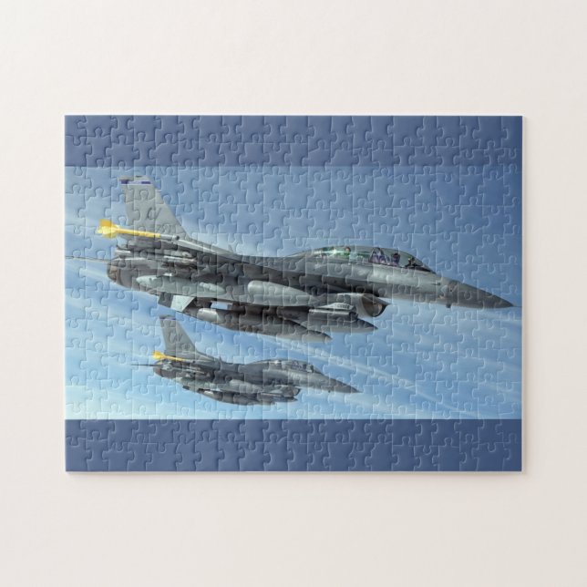 Puzzle aviones militares y de combate (Horizontal)
