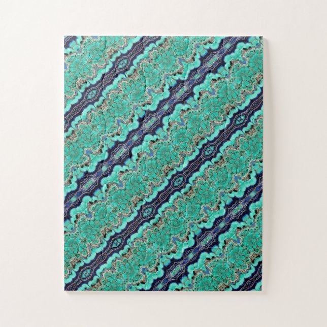 Puzzle Azurite Malachite Puzzles (Vertical)