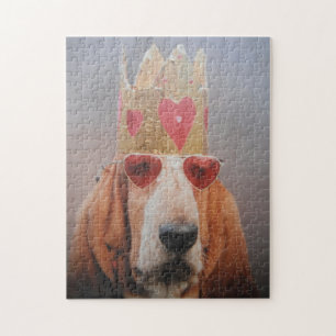 Puzzle Basset Hound King