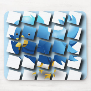 Puzzle Bird Mouse Pad