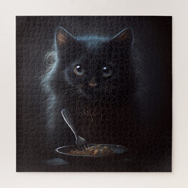 Puzzle Black Cat (Vertical)