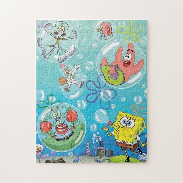 Puzzle Bob Sponja and her friends (Vertical)