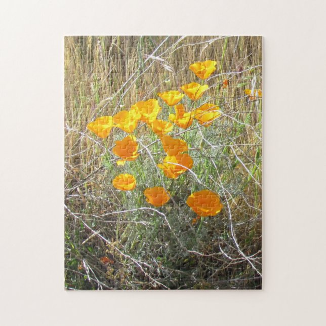 Puzzle - California Poppy (Vertical)