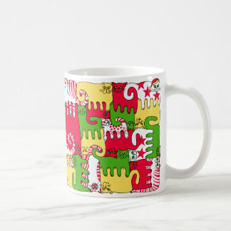 Puzzle Cats "Winter Daze" Coffee Mug