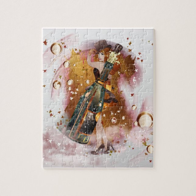 puzzle “champagne " (Vertical)