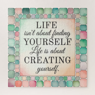 Puzzle Creating Yourself Inspirational Uplifting