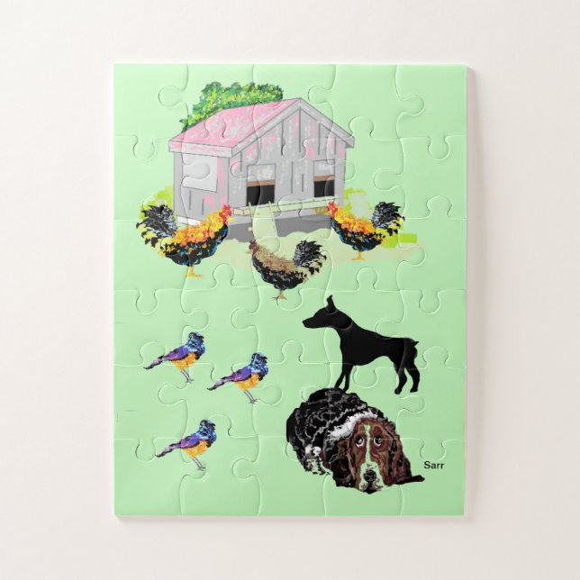 Puzzle  : Day On The farn (Vertical)