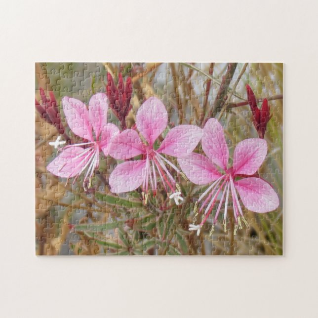 Puzzle - Delicate Pink Flowers (Horizontal)