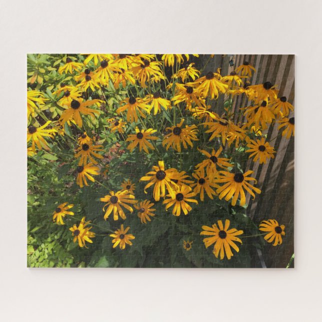 Puzzle Fall Garden Flowers (Horizontal)