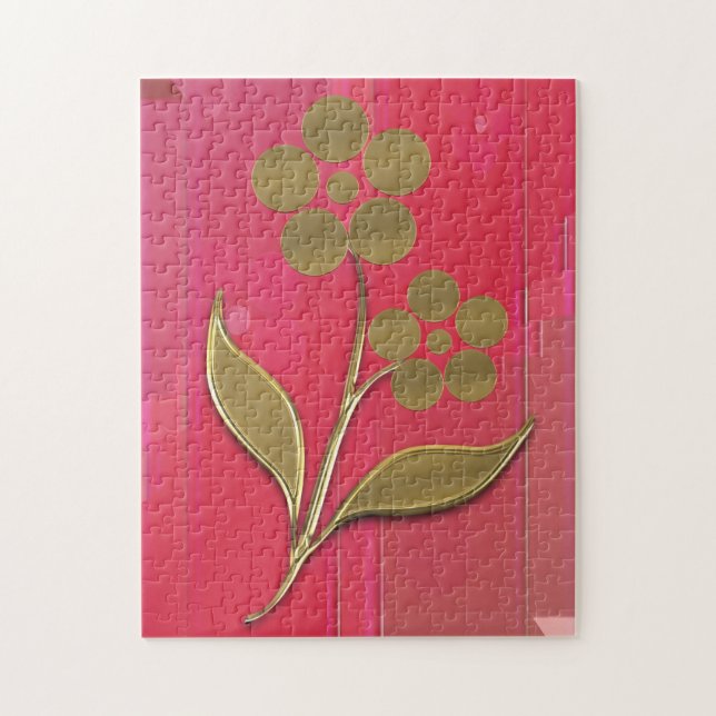 puzzle - flower motif (Vertical)