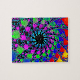 Puzzle: Fractal Wormhole Jigsaw Puzzle