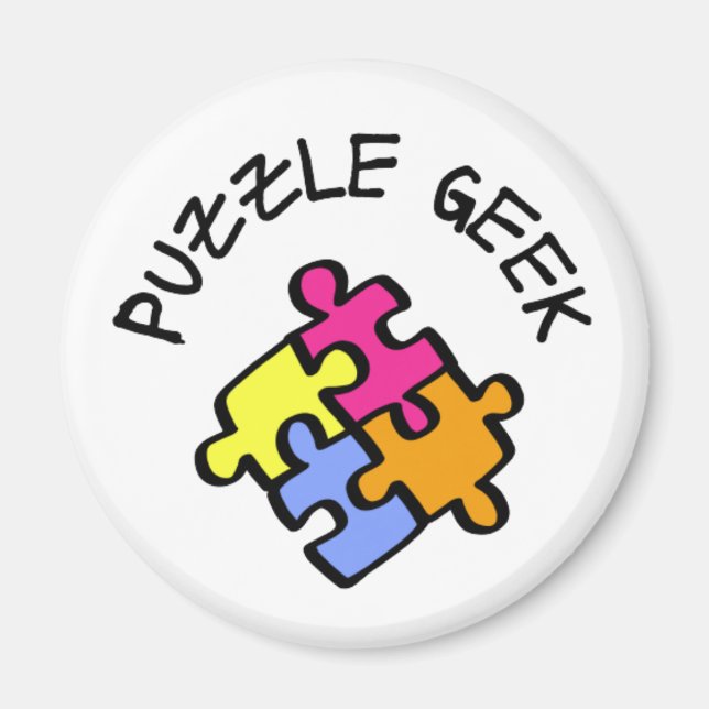 Puzzle Geek          Magnet (Front)