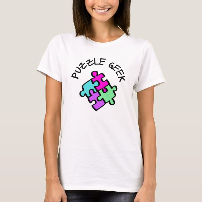 Puzzle Geek         T-Shirt (Front)