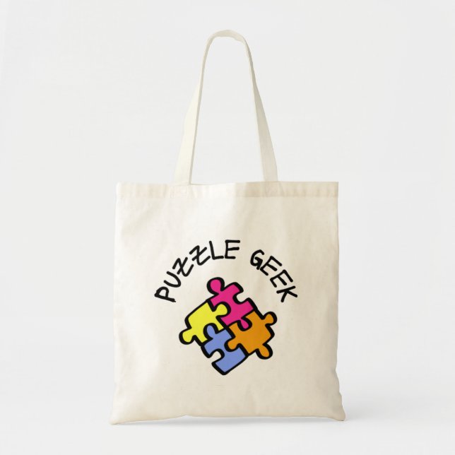 Puzzle Geek         Tote Bag (Front)