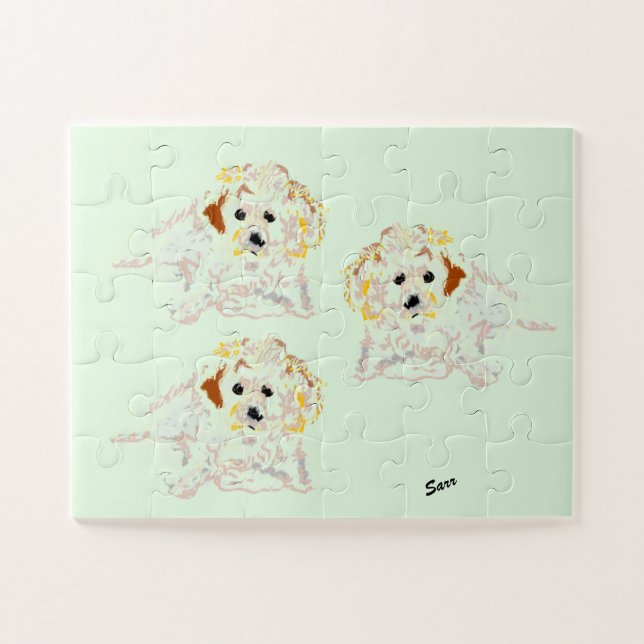 Puzzle : Golden Retriever Puppies (Horizontal)