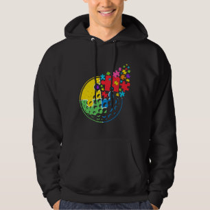 Puzzle Golf Support Autism Awareness Men Women Kid Hoodie