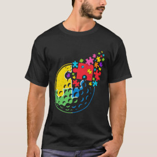 Puzzle Golf Support Autism Awareness Men Women Kid T-Shirt