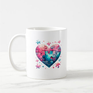 Puzzle Heart Coffee Mug