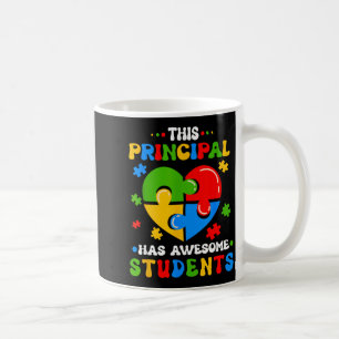 Puzzle Heart This Principal Has Awesome Students Coffee Mug