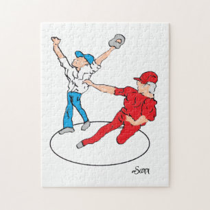 Puzzle : He's safe / Baseball