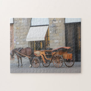 Puzzle--Horse & Carriage Jigsaw Puzzle