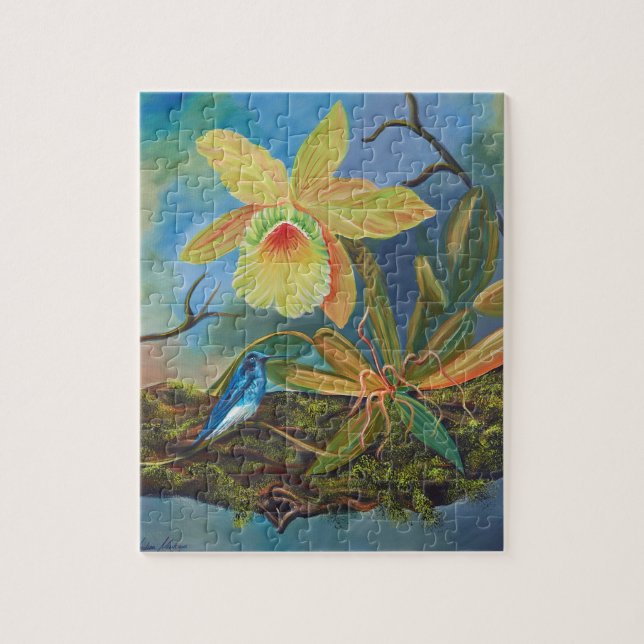 Puzzle Hummingbird (Vertical)