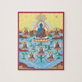 PUZZLE IN TIN - 8 Medicine Buddhas-Healing Masters