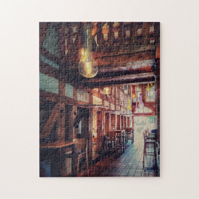 Puzzle "Interior con historia - Restaurante en Hil (Vertical)