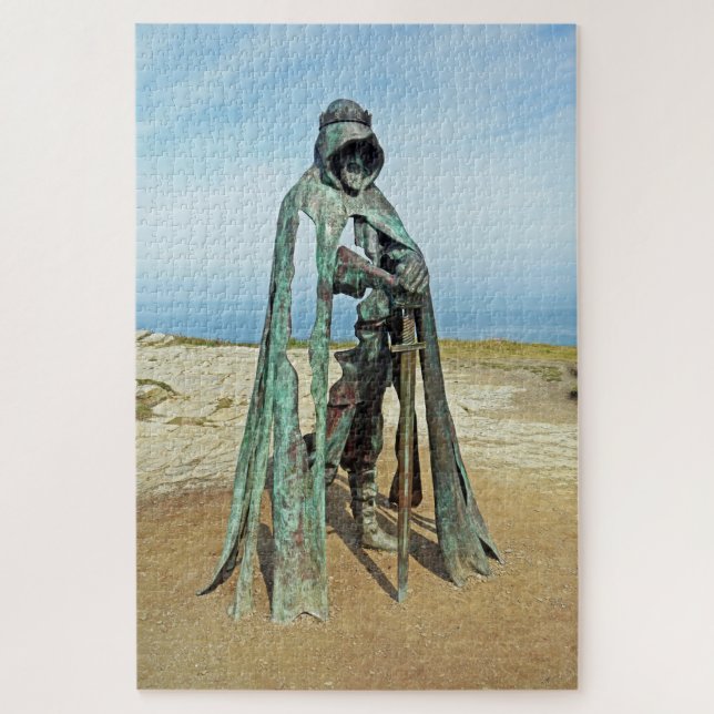 Puzzle - King Arthur Cornwall Beach UK (Vertical)